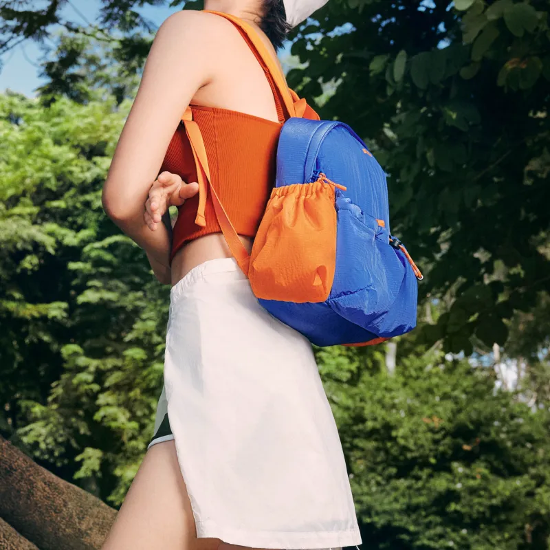 BENEUNDER Polyamide Backpack Regular Unisex Ocean Blue Persimmon Orange-1