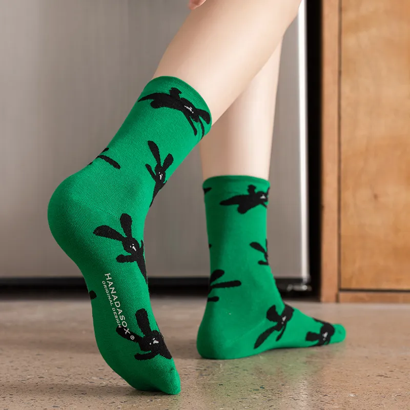 HANADASOX Unisex Mid-Calf Socks-3
