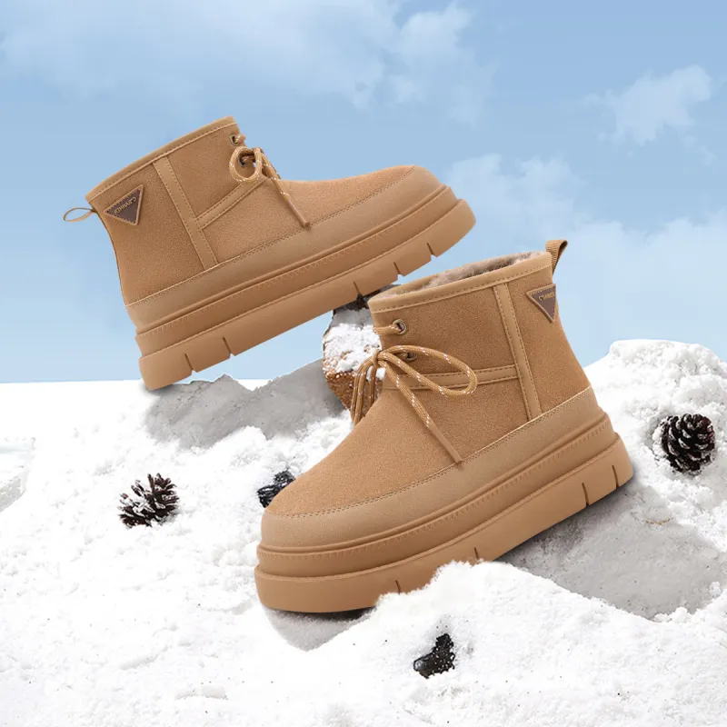 C°BANNER Warm Wear Resistant Cushioning For Height Increase Coverage 10.5cm Snow Boots Women's-2