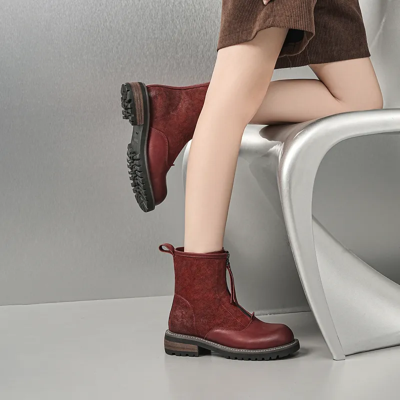 C°BANNER Crew Chelsea Boots Women's Red-5