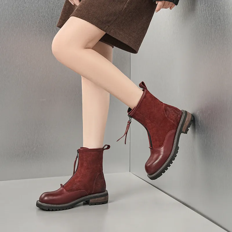 C°BANNER Crew Chelsea Boots Women's Red-7