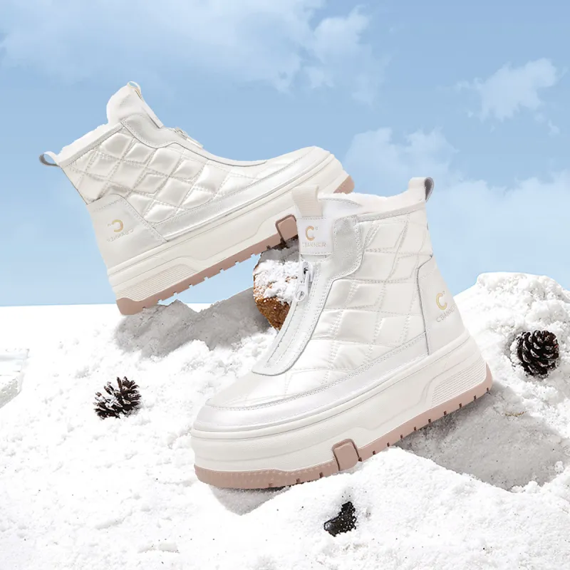 C°BANNER Warm And Wear-Resistant Short Snow Boots Women's-4