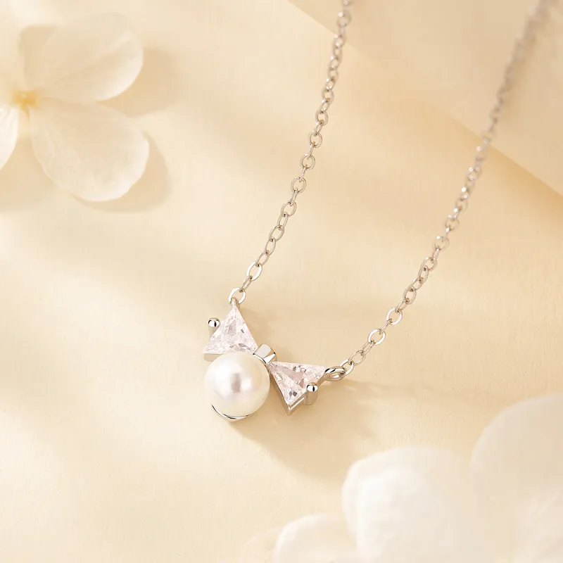 BAX S925 Silver Necklaces Women's-2