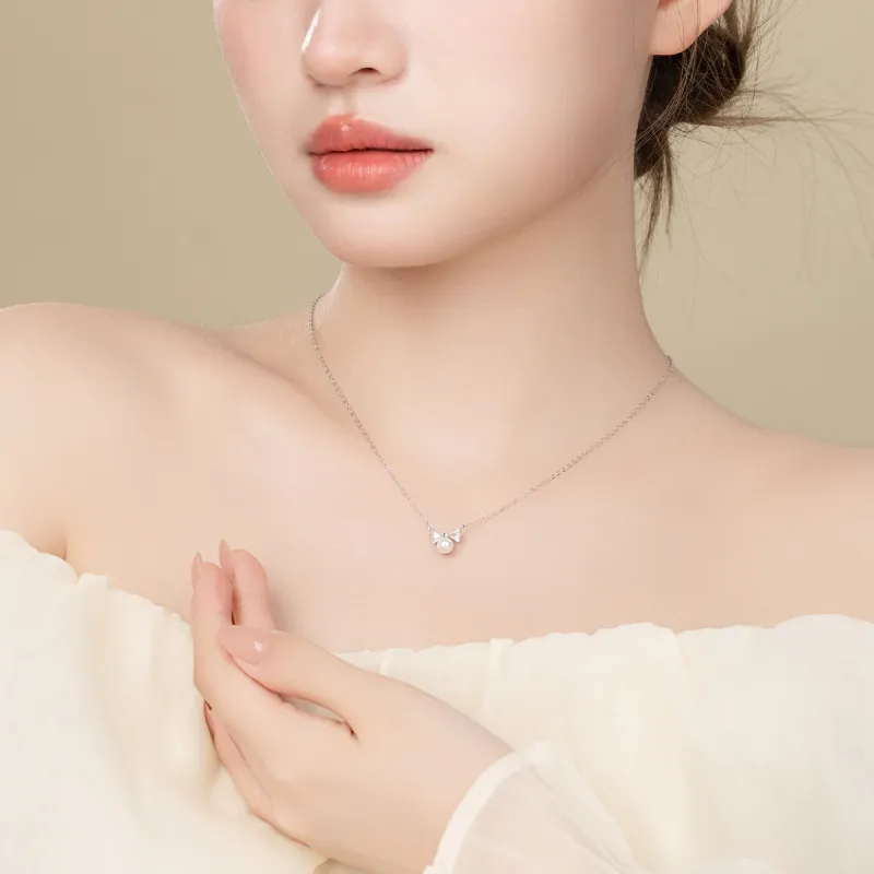 BAX S925 Silver Necklaces Women's-4
