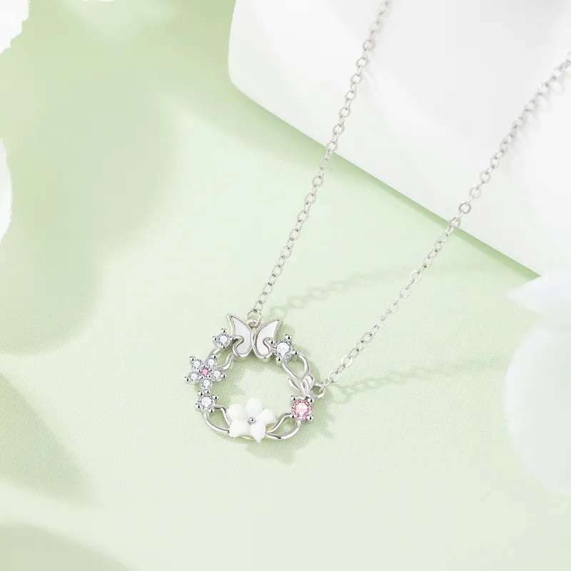 BAX S925 Silver Necklaces Women's-4