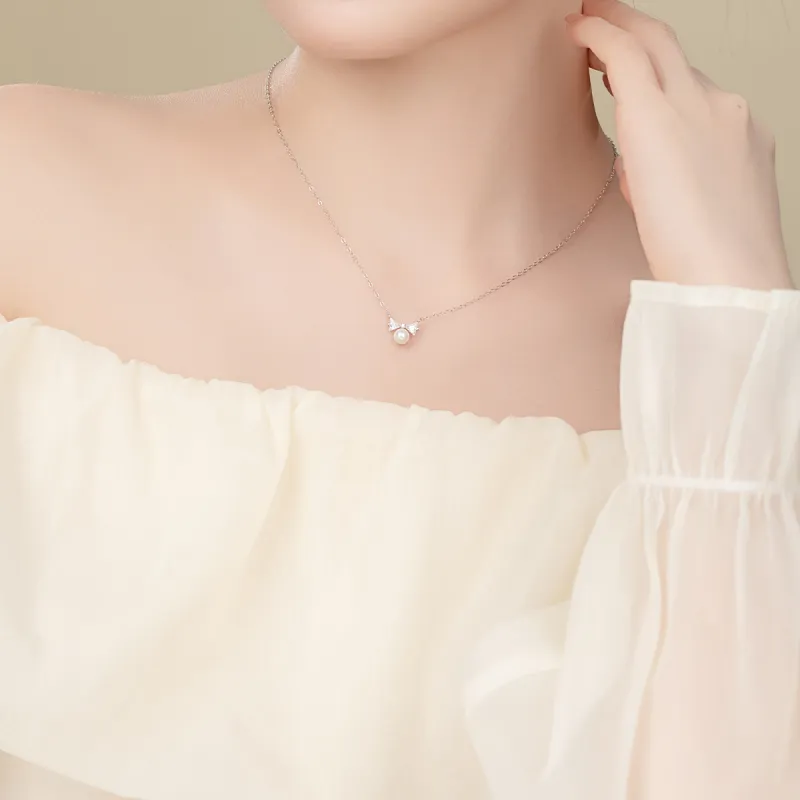 BAX S925 Silver Necklaces Women's-5