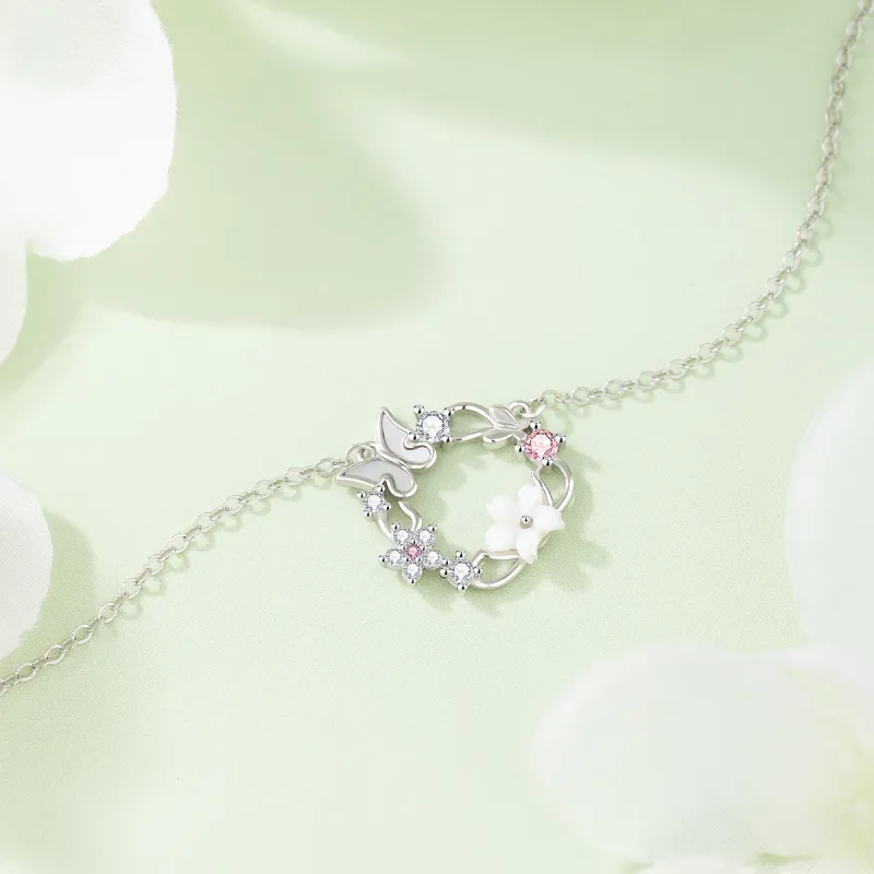 BAX S925 Silver Necklaces Women's-3
