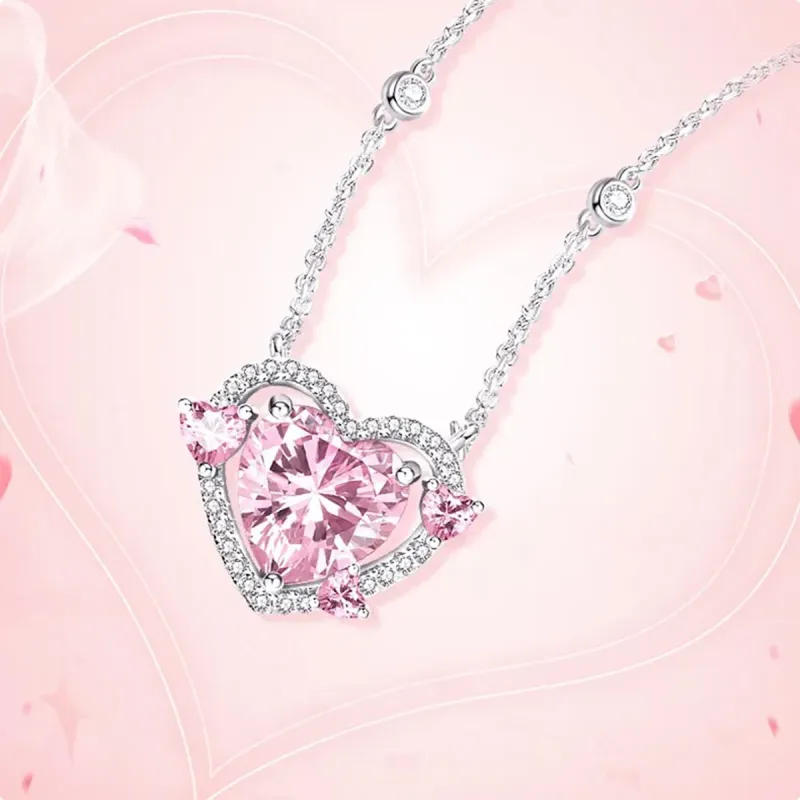 BAX Fashionable Versatile Sparkling Advanced Touch Collarbone Chain Women's Box-4