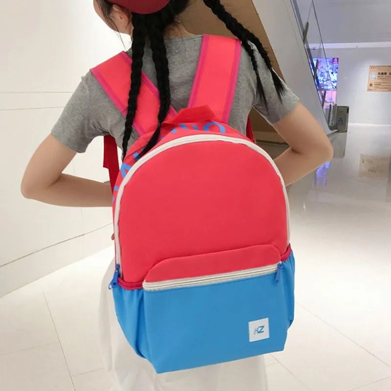 Huangmu Nylon Student Backpack Regular Unisex-3