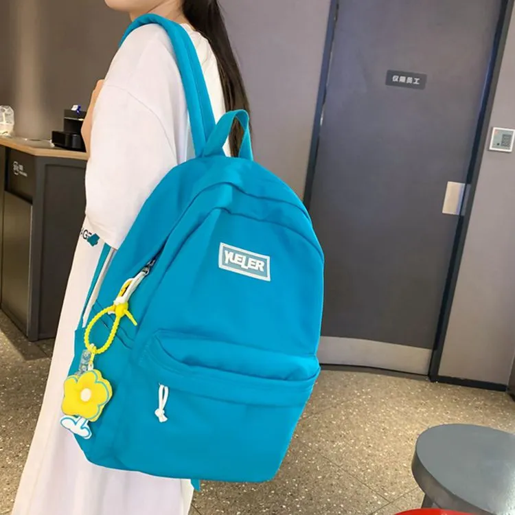Huangmu Nylon Backpack Unisex Multicolor-6