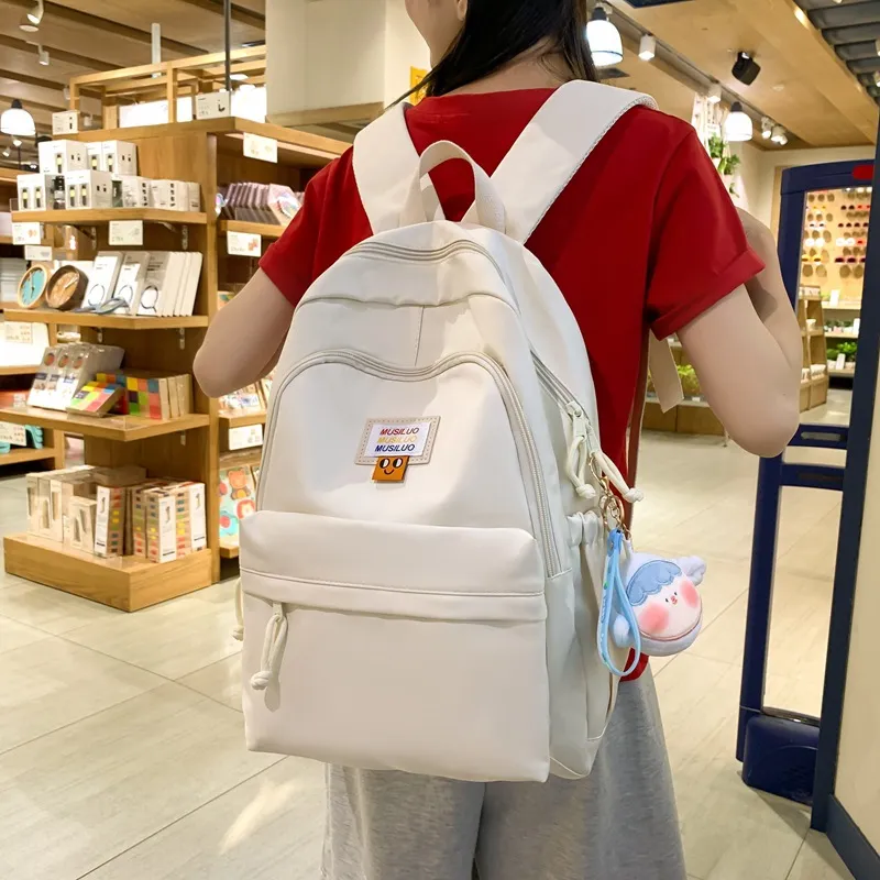 Huangmu Nylon Backpack Women's Multicolor-7