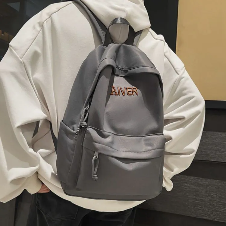 Huangmu Nylon Backpack Unisex Multicolor-9