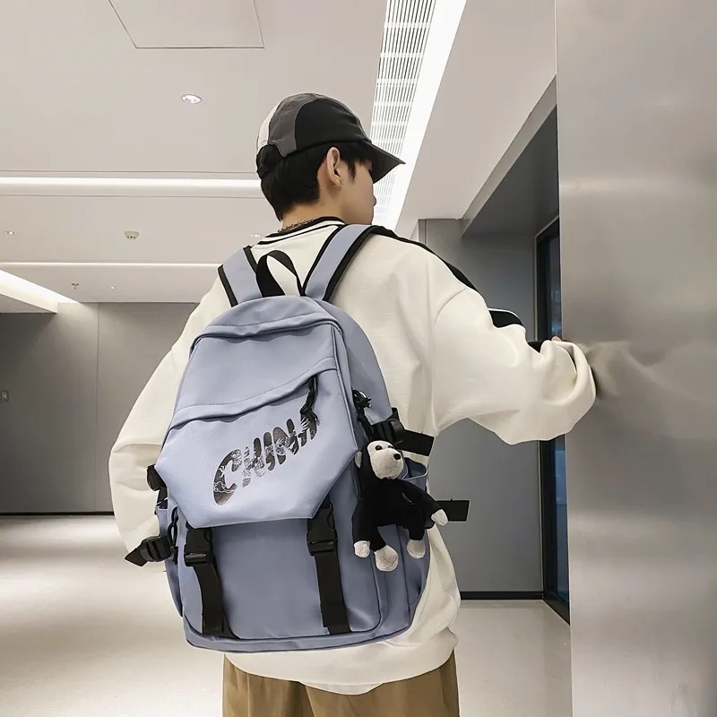 Huangmu Nylon Backpack Regular Unisex-5