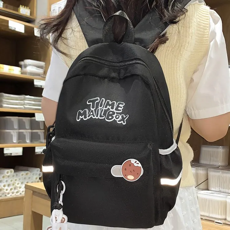 Huangmu Nylon Backpack Unisex Multicolor-1