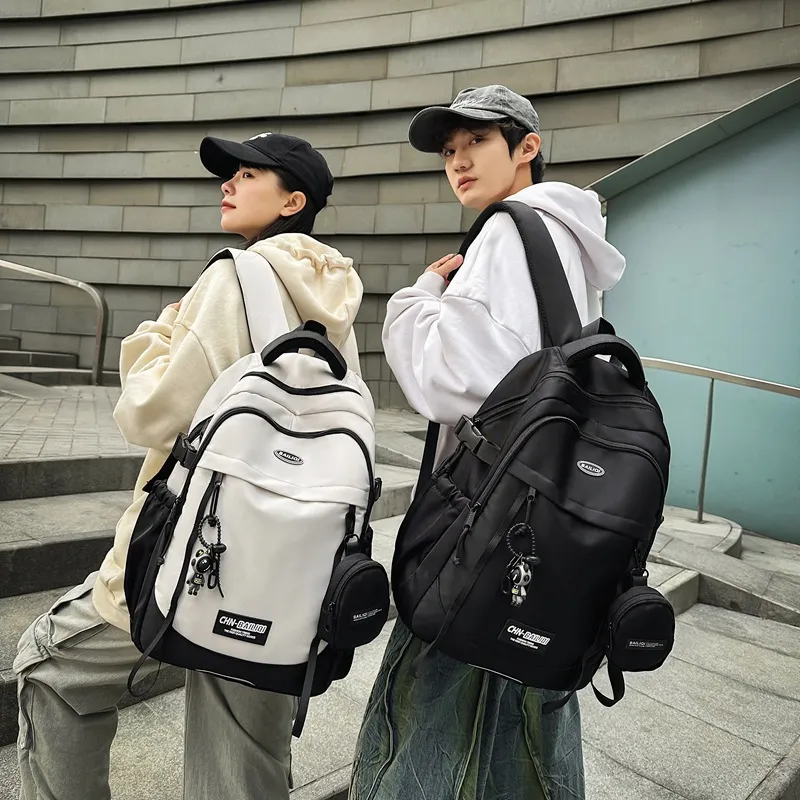 Huangmu Nylon Backpack Regular Unisex Multicolor-2