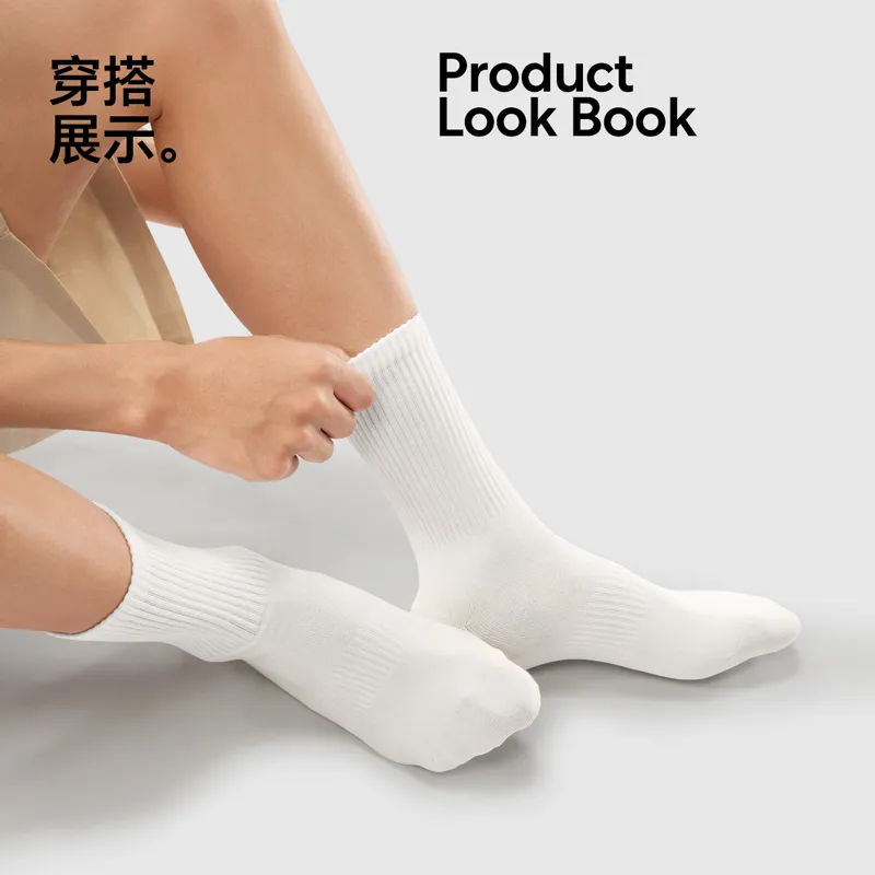 Mast Point Mid Calf Socks Unisex Combo Set-17
