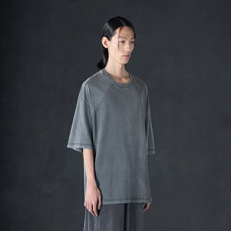HUANXIANGZHE T Shirt Unisex Gray-5