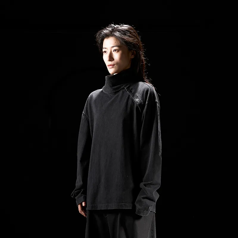 HUANXIANGZHE T Shirt Unisex Black-3
