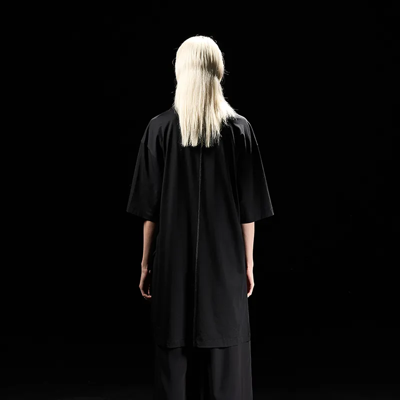 HUANXIANGZHE T Shirts Unisex Black-5