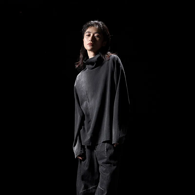HUANXIANGZHE T Shirt Unisex Black-4