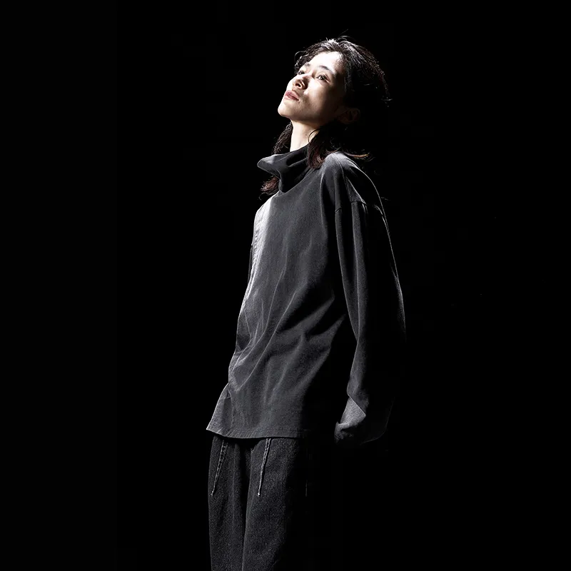 HUANXIANGZHE T Shirt Unisex Black-5