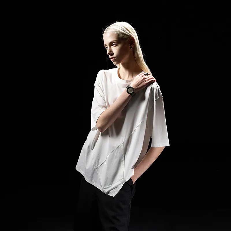 HUANXIANGZHE T Shirt Unisex White-2