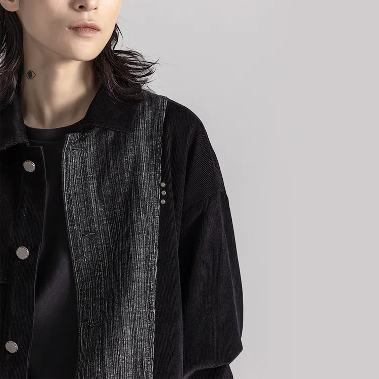 HUANXIANGZHE Jacket Unisex Black-6