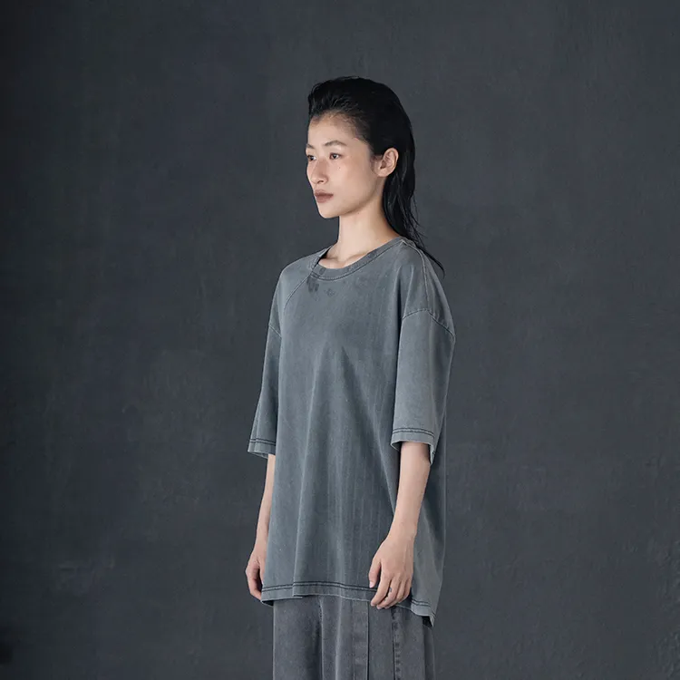 HUANXIANGZHE T Shirt Unisex Gray-4