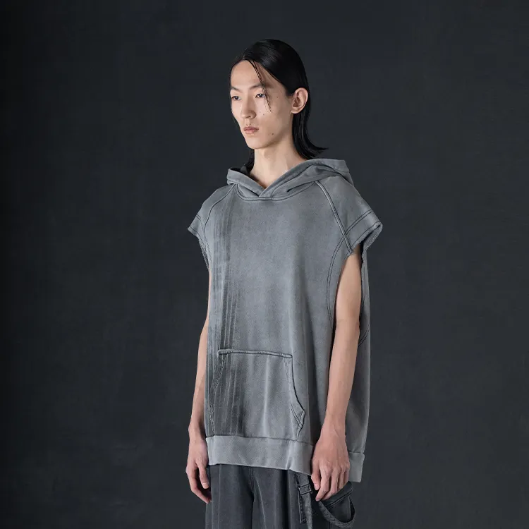 HUANXIANGZHE T Shirt Unisex Gray-3