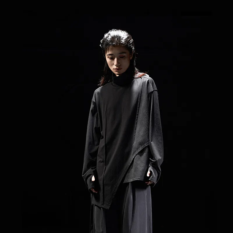 HUANXIANGZHE T Shirt Unisex Black-2