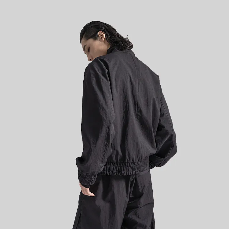 HUANXIANGZHE Jackets Unisex Black-4