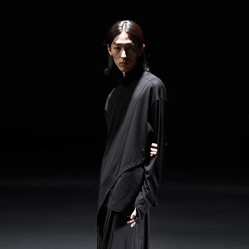 HUANXIANGZHE T Shirt Unisex Black-4
