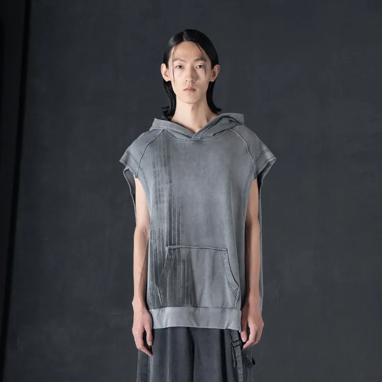HUANXIANGZHE T Shirt Unisex Gray-2