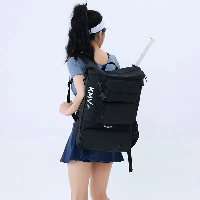 KMV Badminton Racket Bags Backpack Unisex Independent Shoe Compartment With Wet/Dry Separation-9