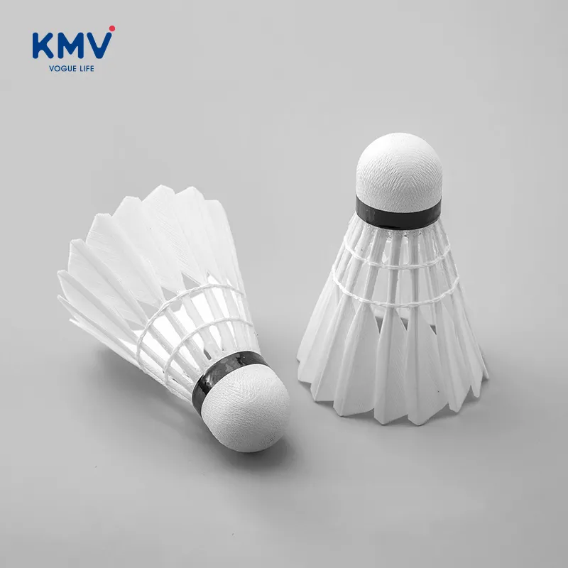 KMV 12 Pack Duck Feather Shuttlecocks-3