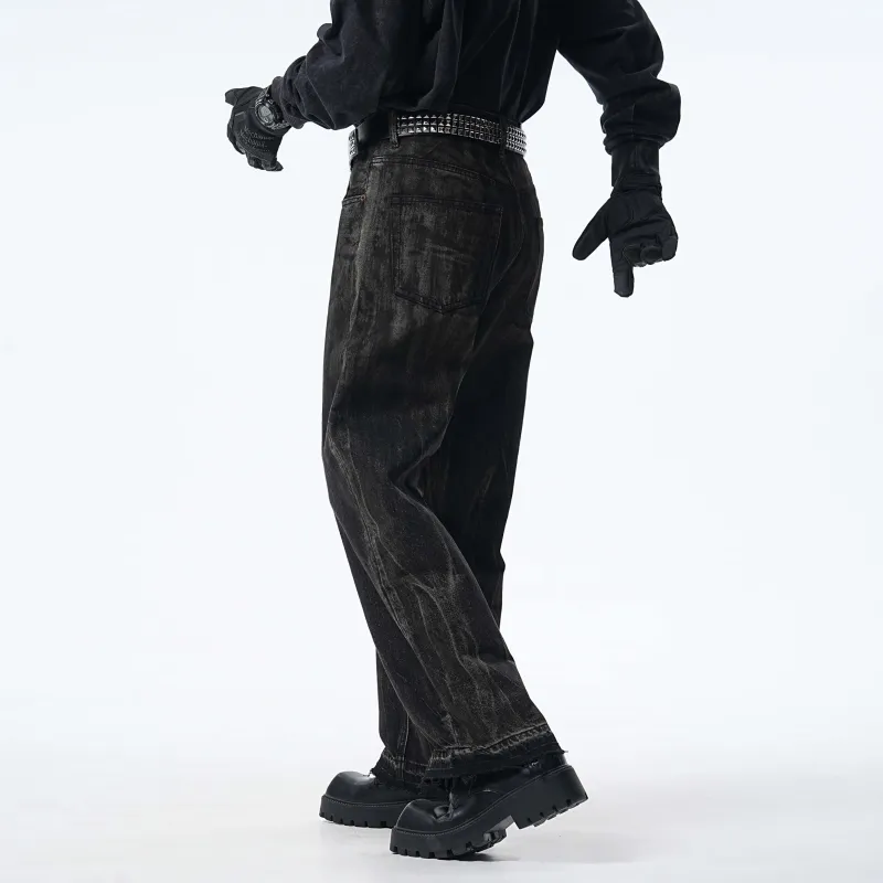 LONSDALE Jeans Unisex Dirty Black-7
