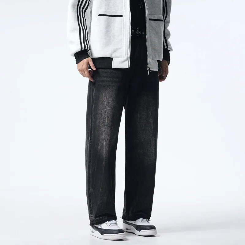 LONSDALE Jeans Unisex Dirty Black-5