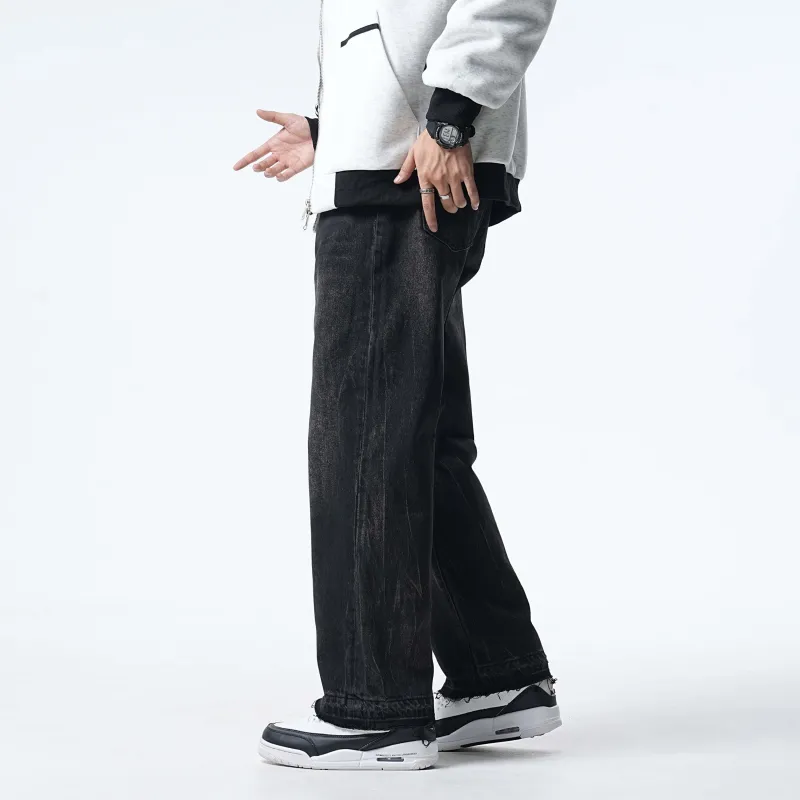 LONSDALE Jeans Unisex Dirty Black-7