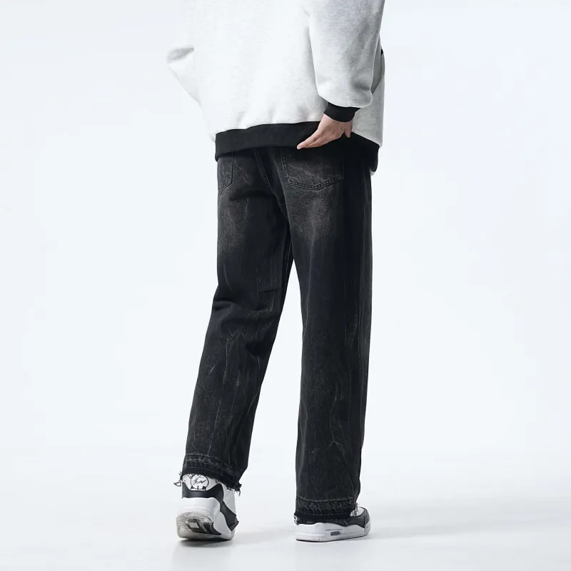 LONSDALE Jeans Unisex Dirty Black-4