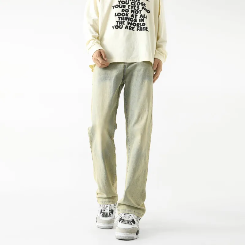 PANDA ADEVIL Jeans Unisex White-35
