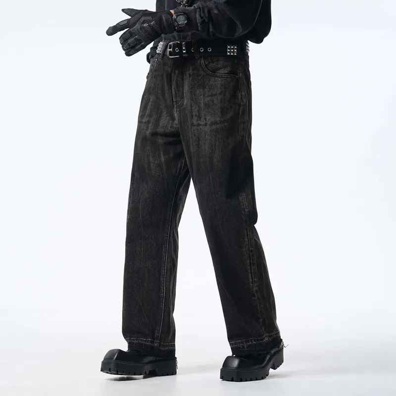 LONSDALE Jeans Unisex Dirty Black-4