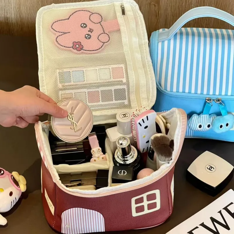 Yan Family Home Storage Bag Wash Bag Girlish Large Capacity Portable, High Quality Multifunction-9