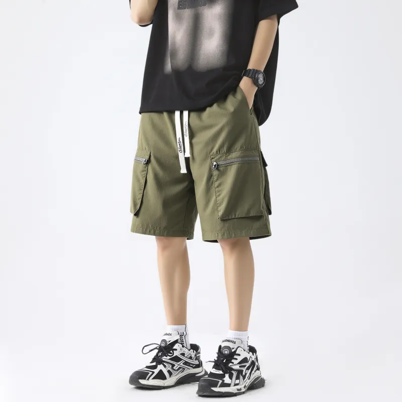 EMERICA x KW LIANMINGKUAN Cargo Shorts Unisex-3