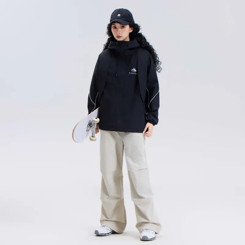 EMERICA Water-Resistant Windproof Wear-Resistant Windbreaker Jacket Unisex-5