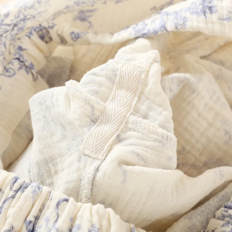 FARO Pajama Set Women's Blue And White Porcelain-4