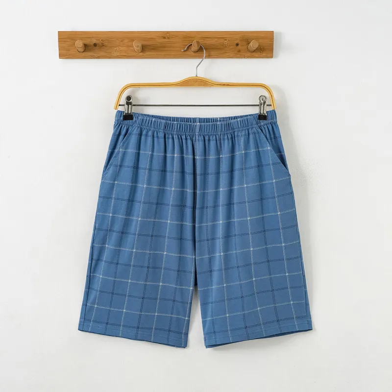 FARO Pajama Pants Men's Blue Plaid-3