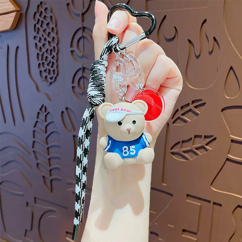 Mr. Shang Alloy Keychains Unisex-3