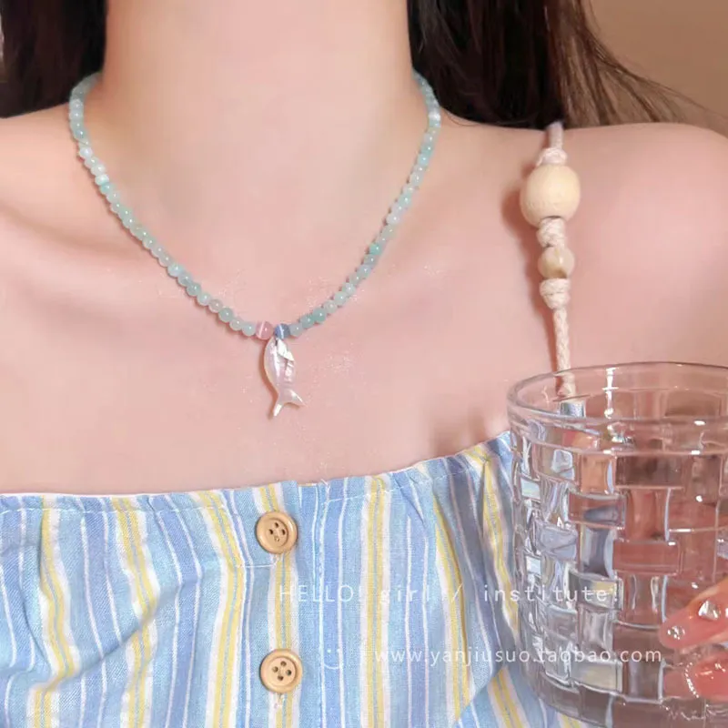 Mr. Shang Acrylic Necklaces Women's-2