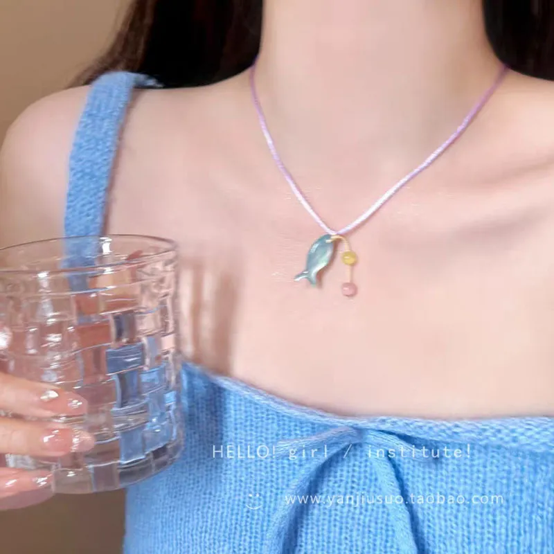 Mr. Shang Acrylic Necklaces Women's-3