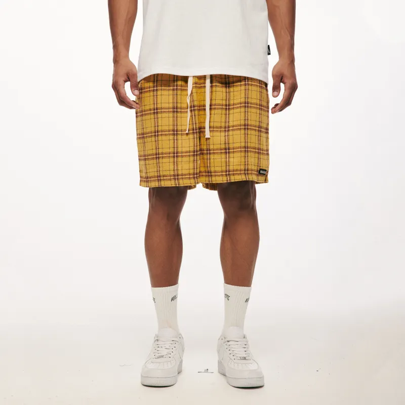 A11SLAVE Casual Shorts Unisex Yellow-3